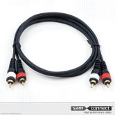 2x RCA zu 2x RCA Pro Serie Kabel, 3m, m/m