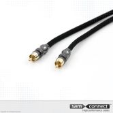 Cinch Coaxial RCA Kabel, 10 m, m/m