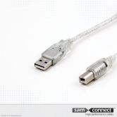 USB A zu USB B printer Kabel, 1 m, m/m