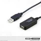 USB A zu USB A 2.0 Verlängerungskabel, 20 m, m/f