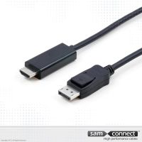 Displayport zu HDMI Kabel, 3 m, m/m
